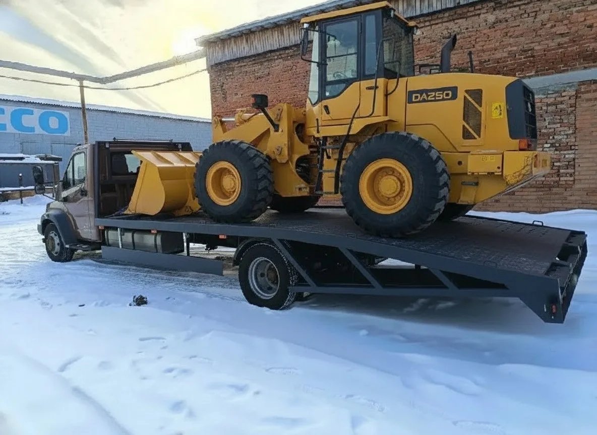 Эвакуатор грузовой для спецтехники с брилем
