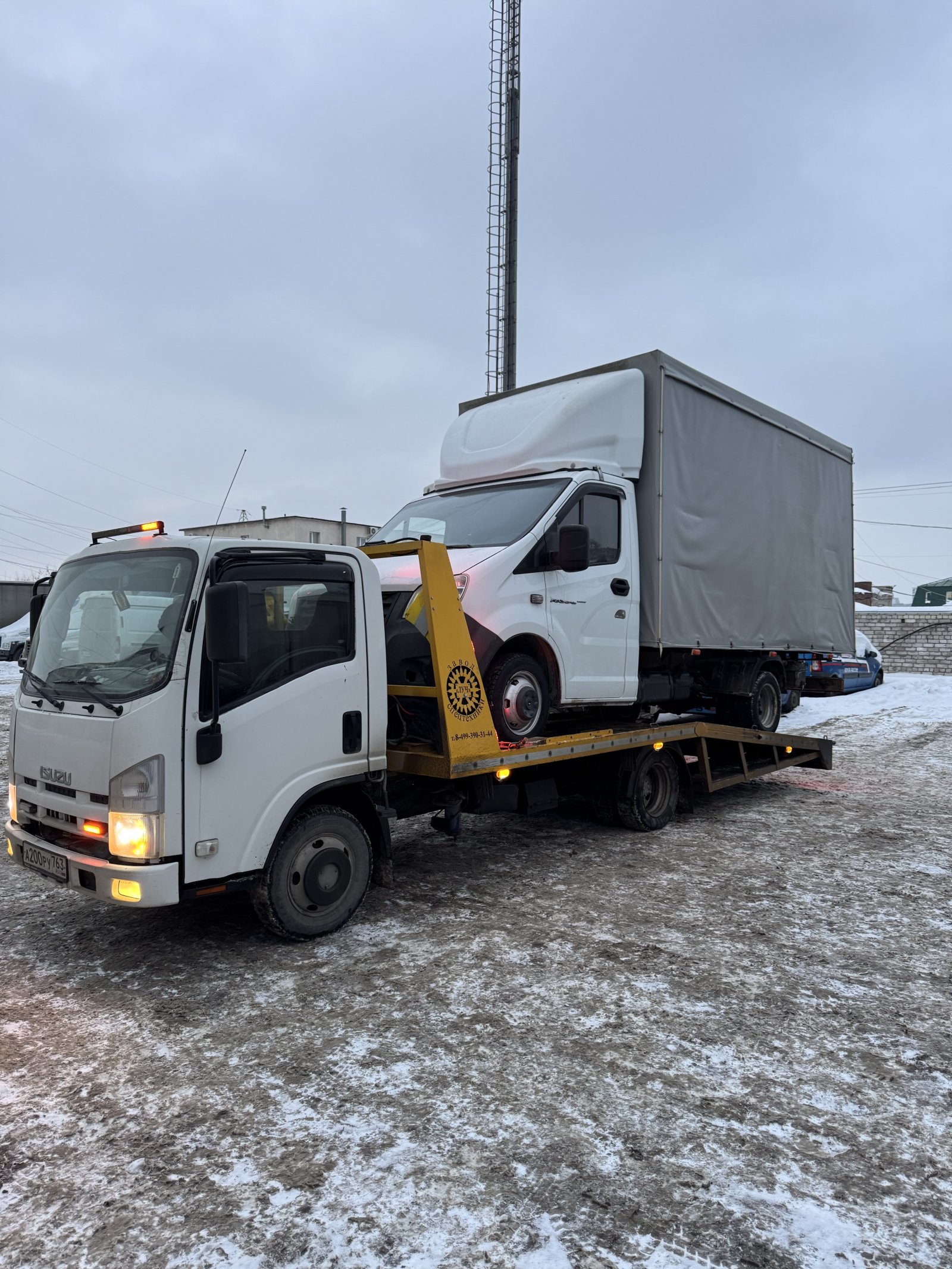 Эвакуатор для аккуратной перевозки авто