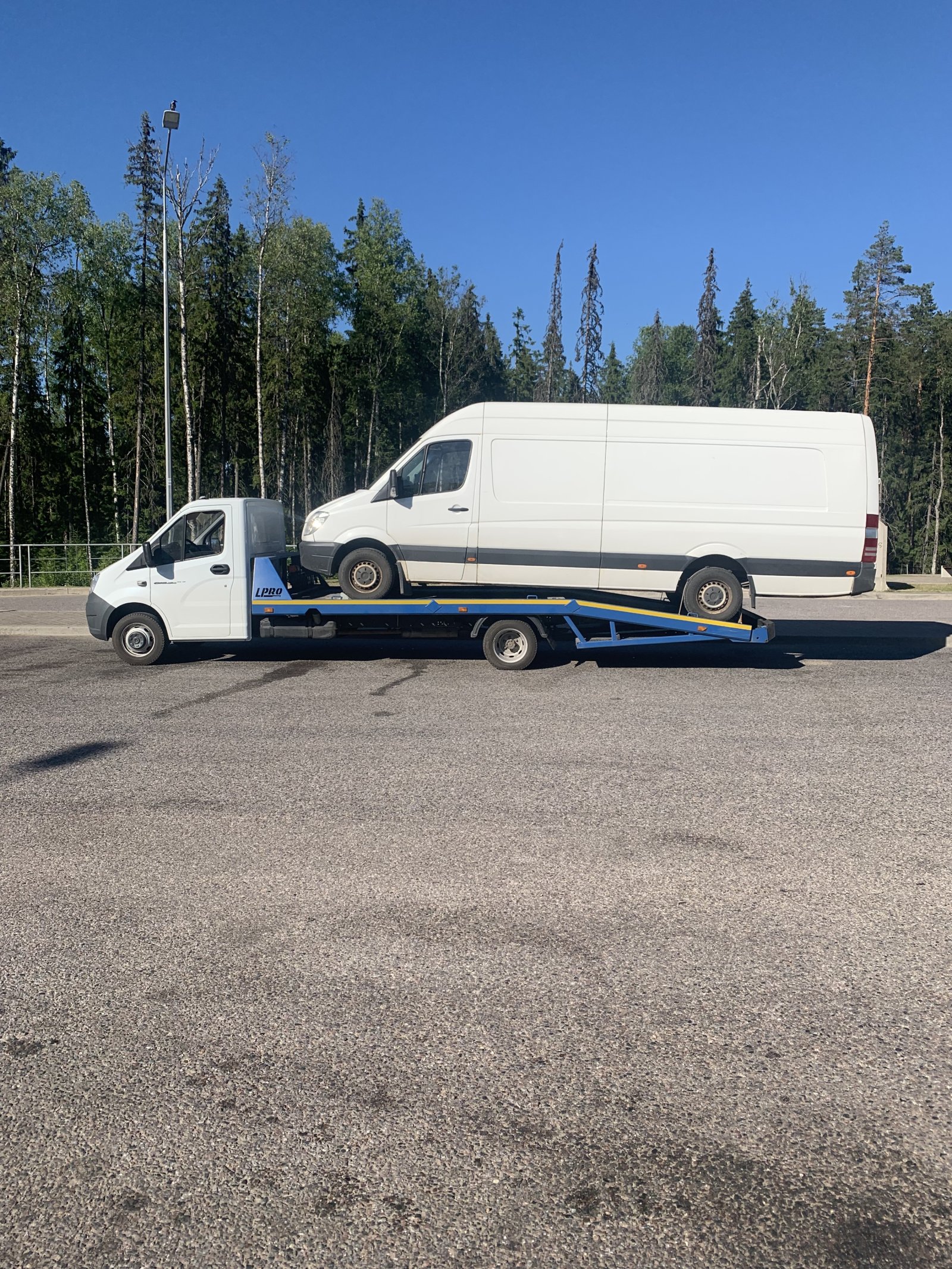 Перевозка на эвакуаторе 3 тонны ГАЗель Некст