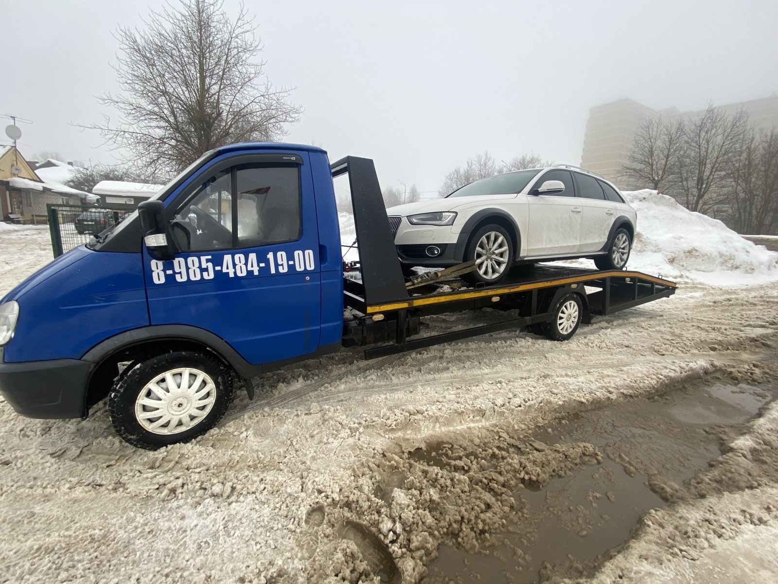 Эвакуация авто, мототехники спецтехникой Газель