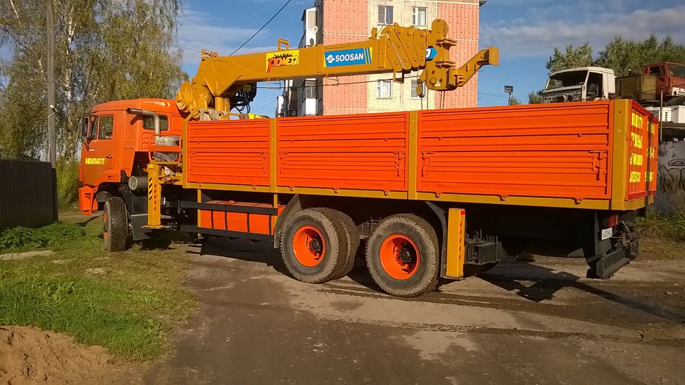 24 / 7 Грузовой эвакуатор на базе КАМАЗа в