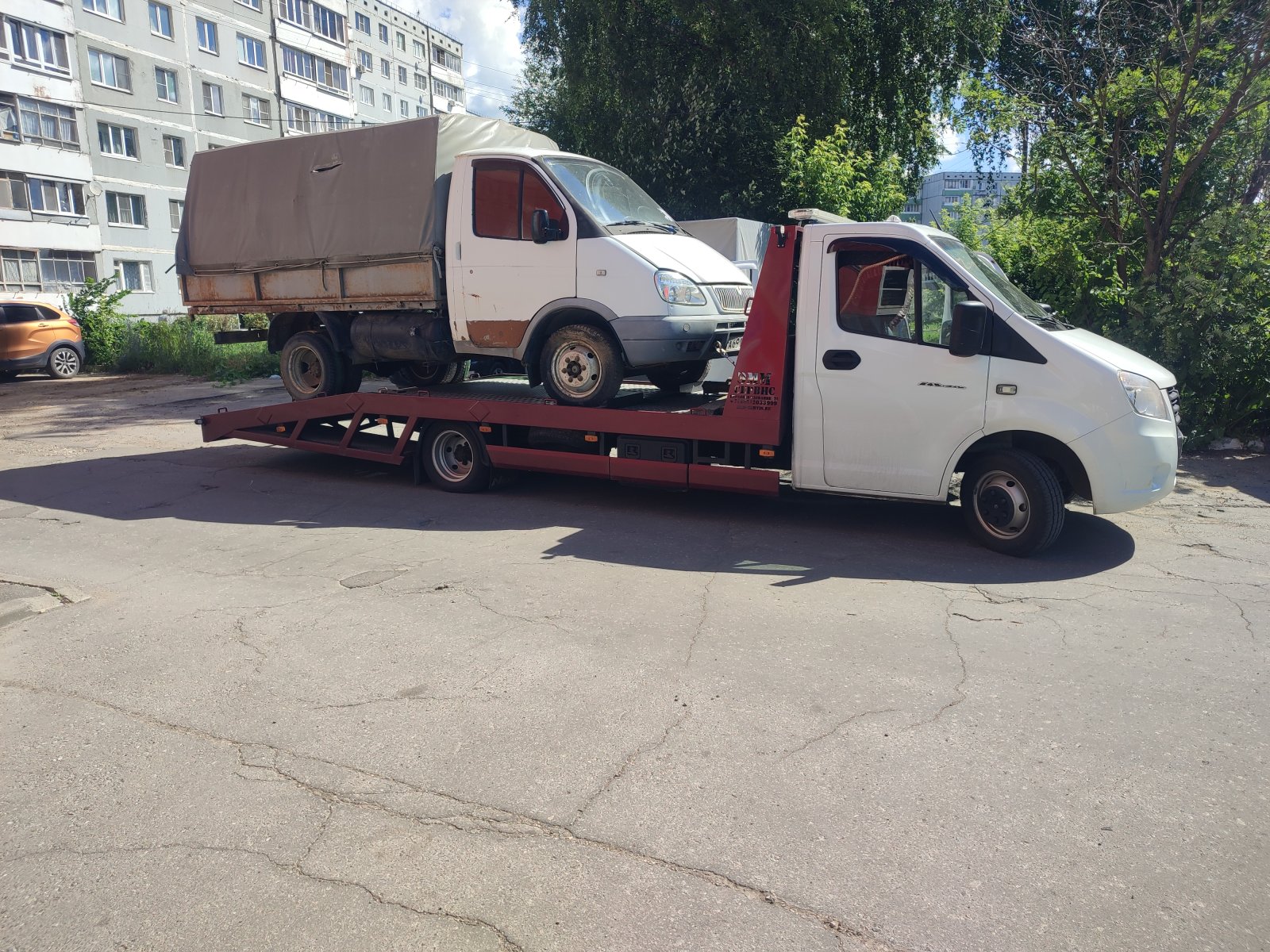 Эвакуатор до 5 тонн MAN вызвать круглосуточный