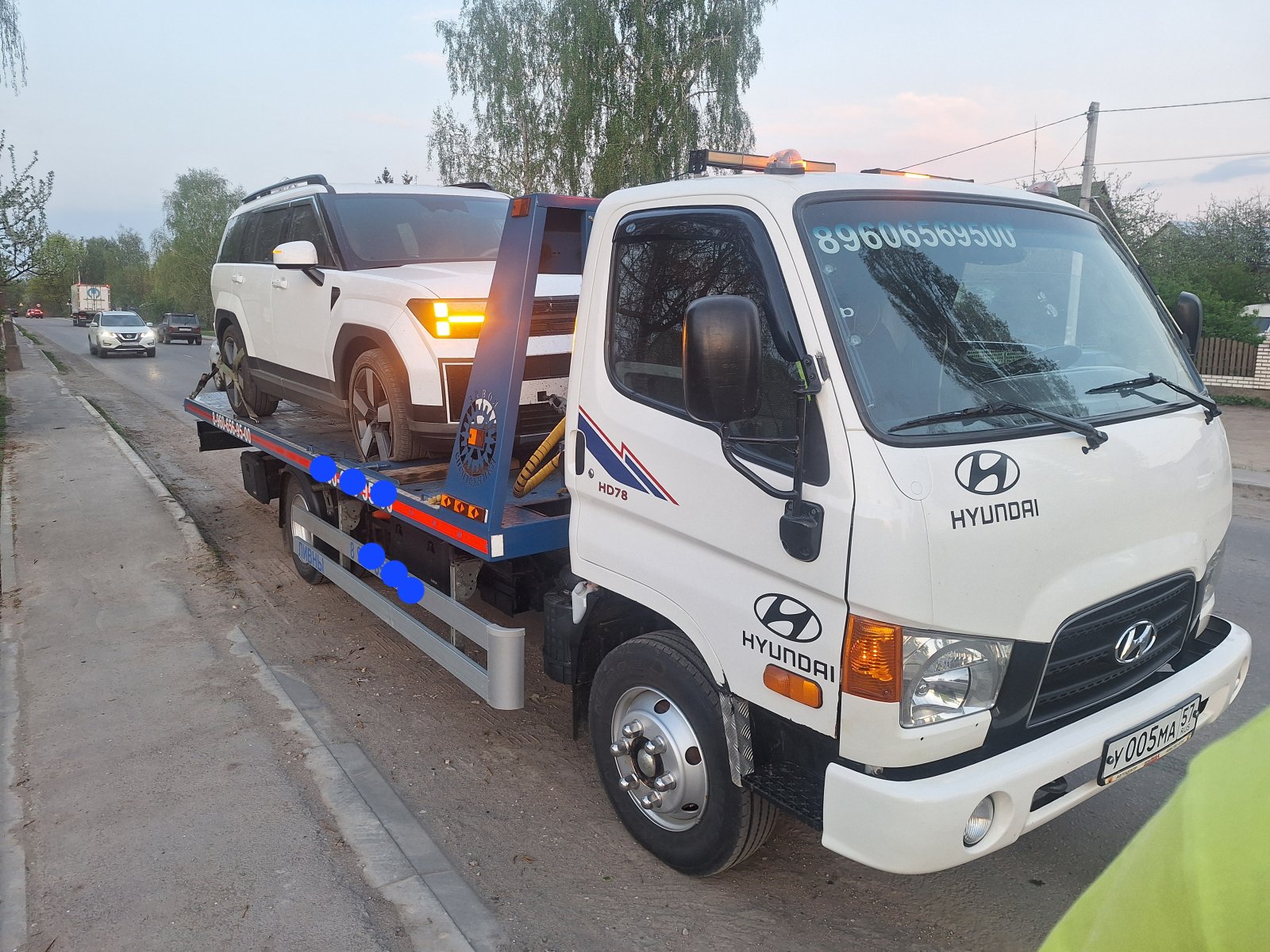 Услуги эвакуатора 24ч Хундай 78