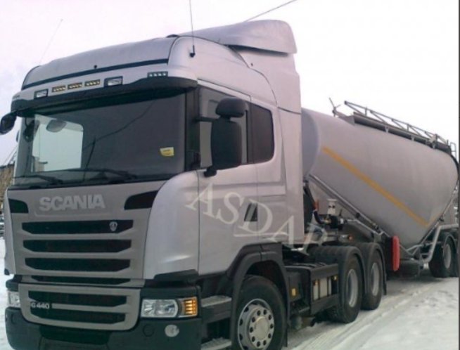 Аренда цементовоза Scania