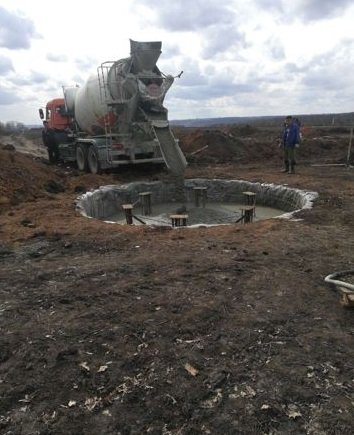 Бетон | раствор на горячей воде
