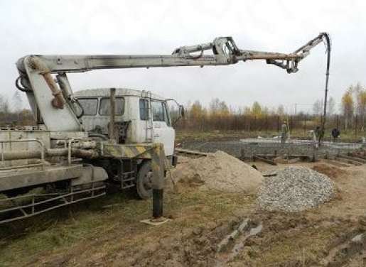 Услуги стационарного автобетононасоса