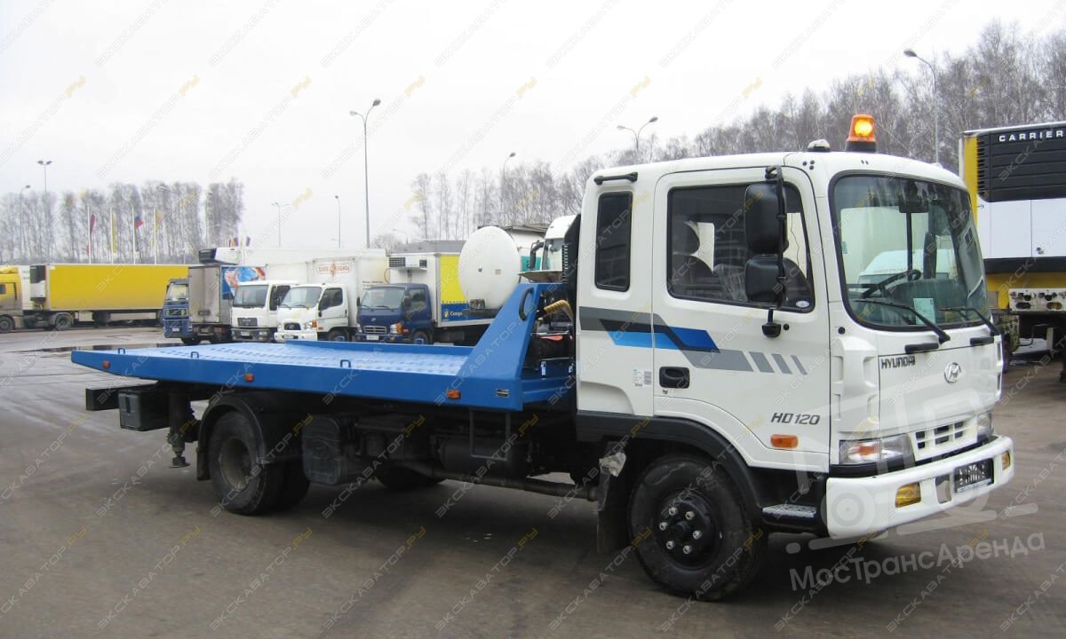 Аренда эвакуатора Hyundai HD-120 (лом. платф. )