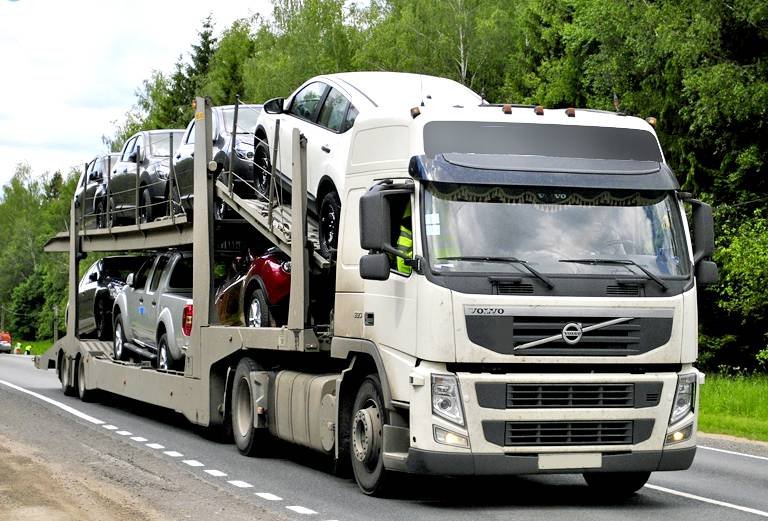 Перевозка автомобиля автовозом