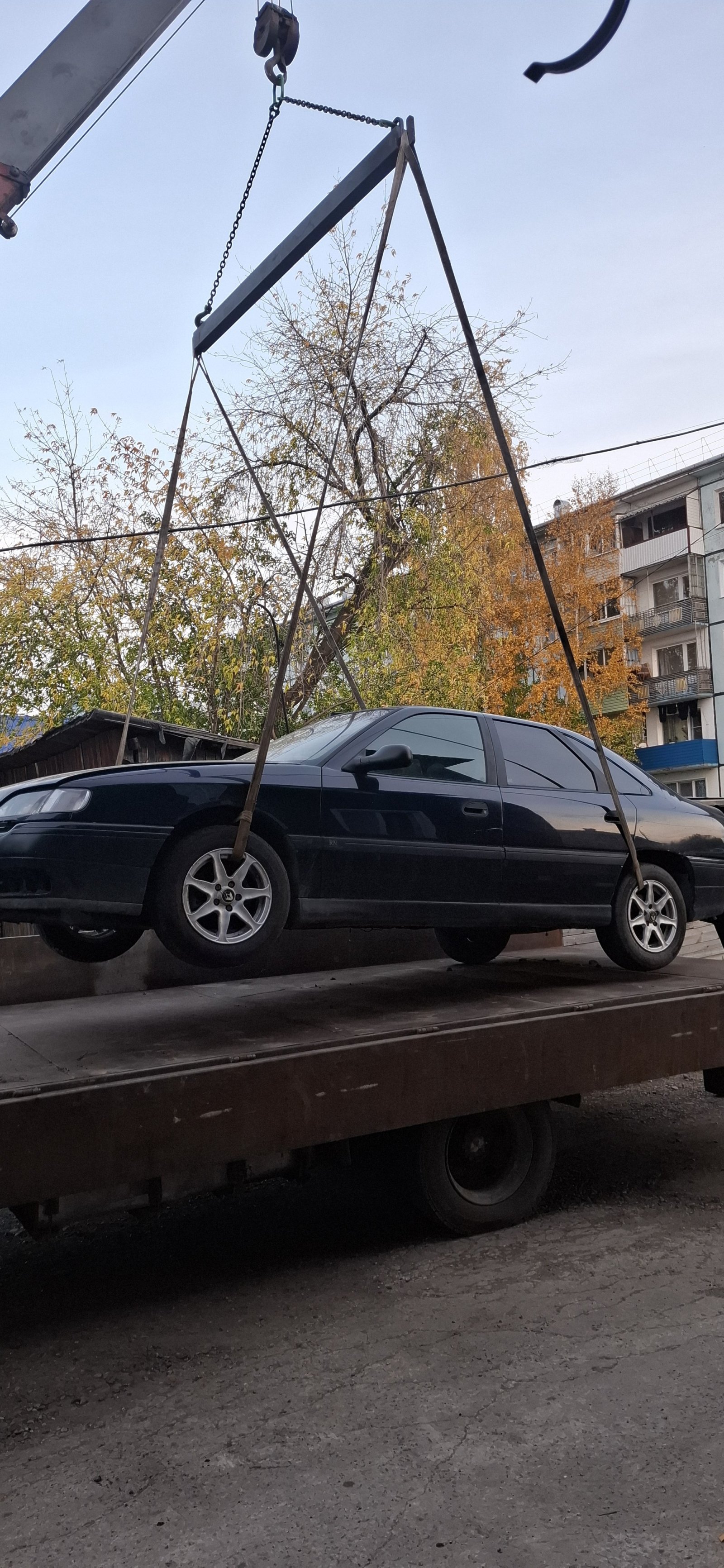 Вызвать Эвакуатор, манипулятор с траверсой