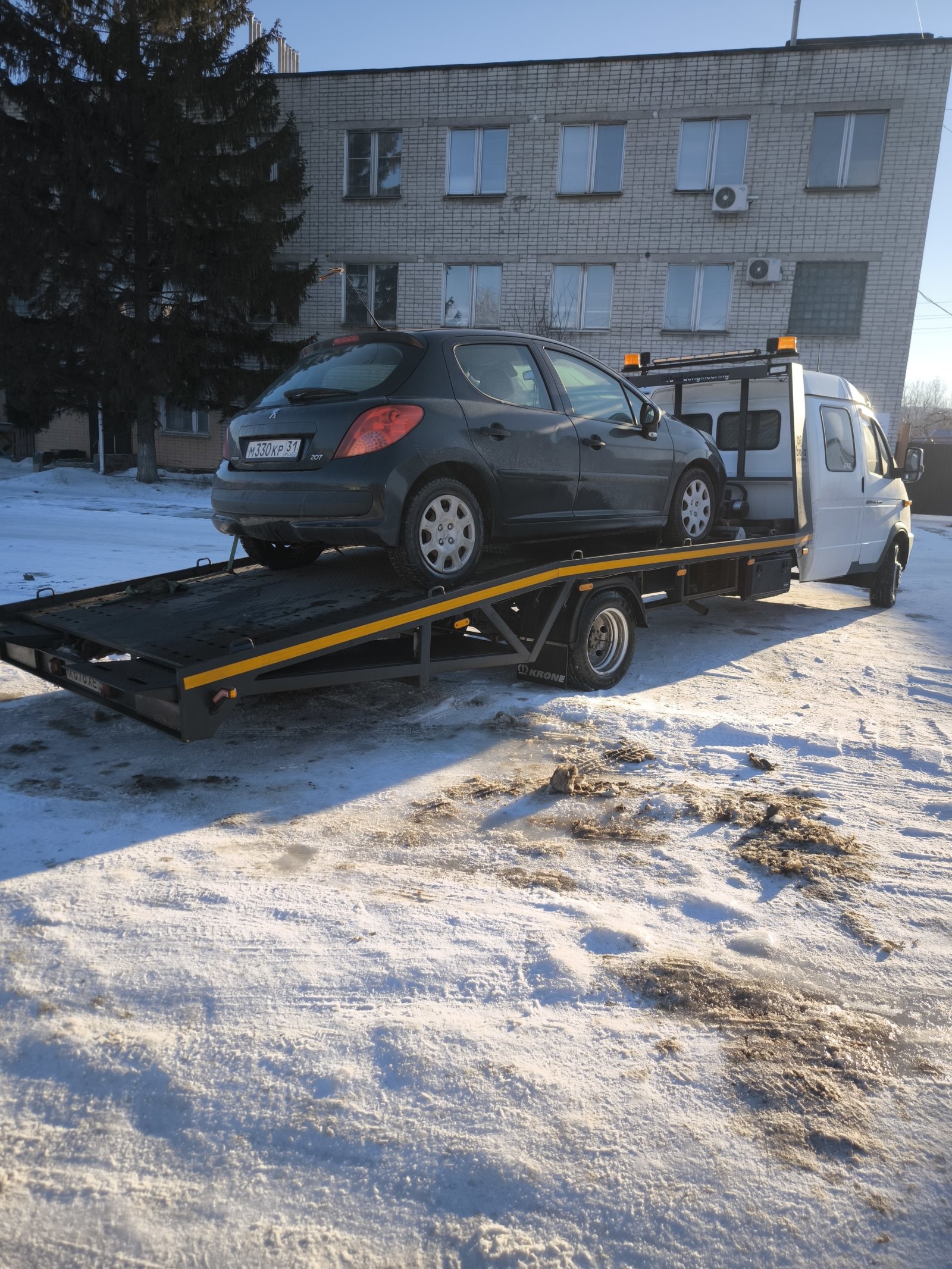 Недорогой эвакуатор для автомобилей до 3 тонн