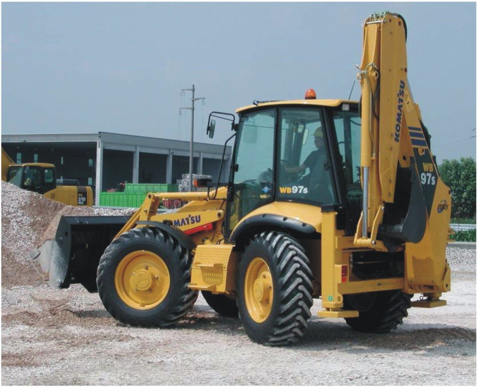 Услуги Экскаватор-погрузчик Komatsu WB 97s