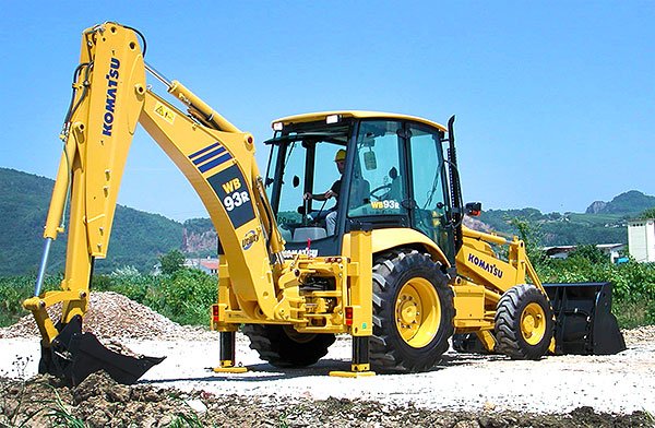 Экскаватор-погрузчик Komatsu аренда заказ