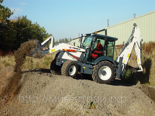Аренда Экскаватора-погрузчика TEREX