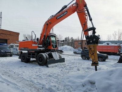 Услуги экскаватора с гидромолотом
