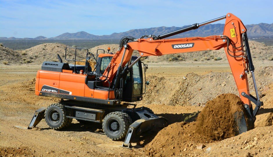 Экскаватор Doosan 210W колесный