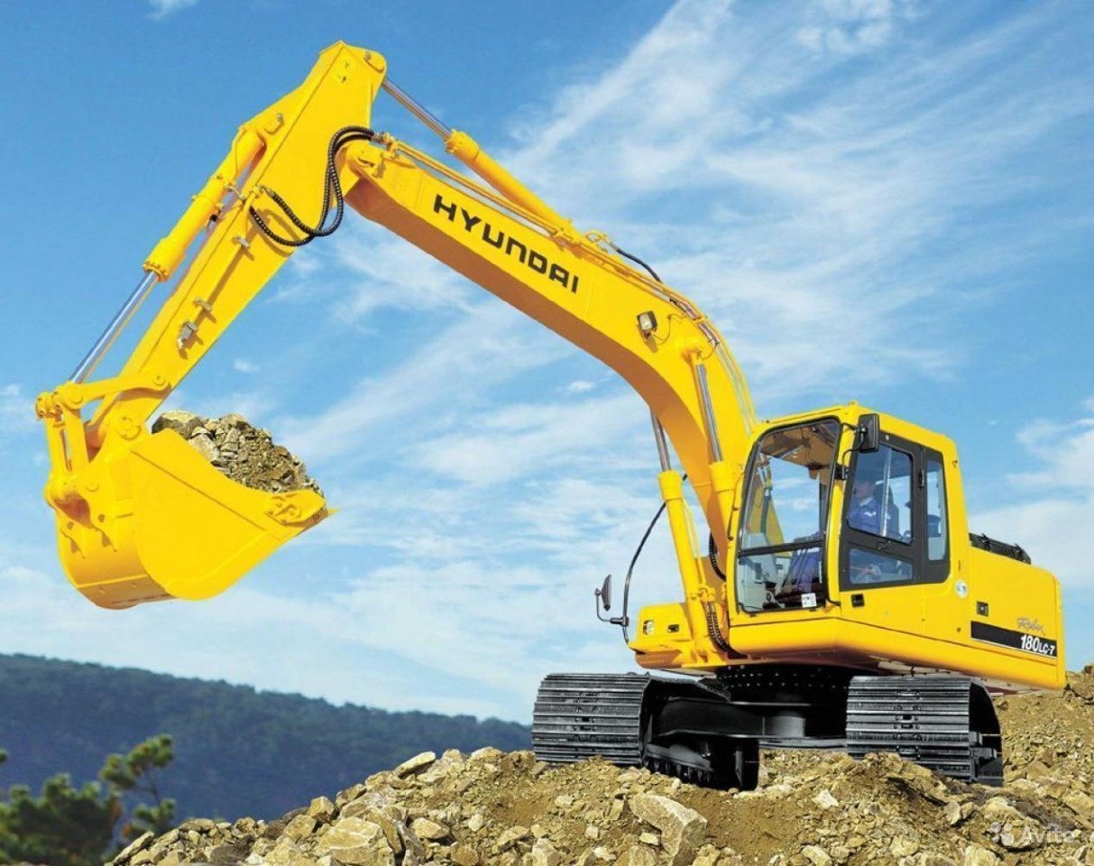 Hyundai-180, услуги гусеничного экскаватора
