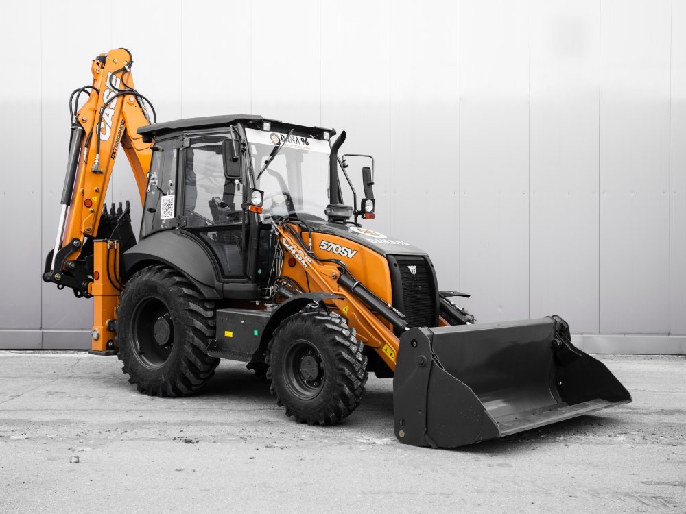 Услуга экскаватора-погрузчика Cace 570 ST