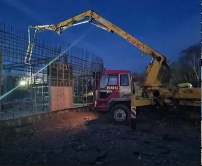 Услуги стационарного бетононасоса