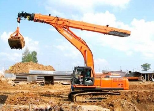 Экскаваторы и грейферы в аренду