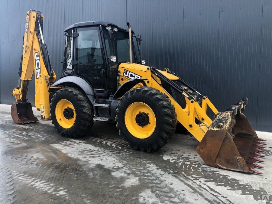 Аренда экскаватора погрузчика JCB 3cx. 24 часа