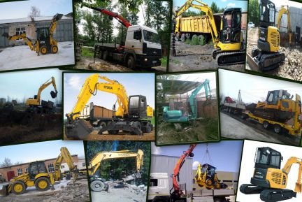 Аренда экскаваторов, спецтехники