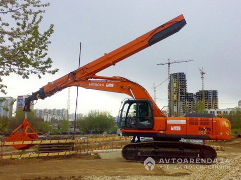 Экскаватор Hitachi ZX 225 с грейфером