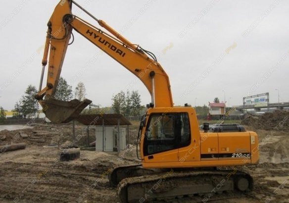 Аренда гусеничного экскаватора Hyundai R 210LC-7