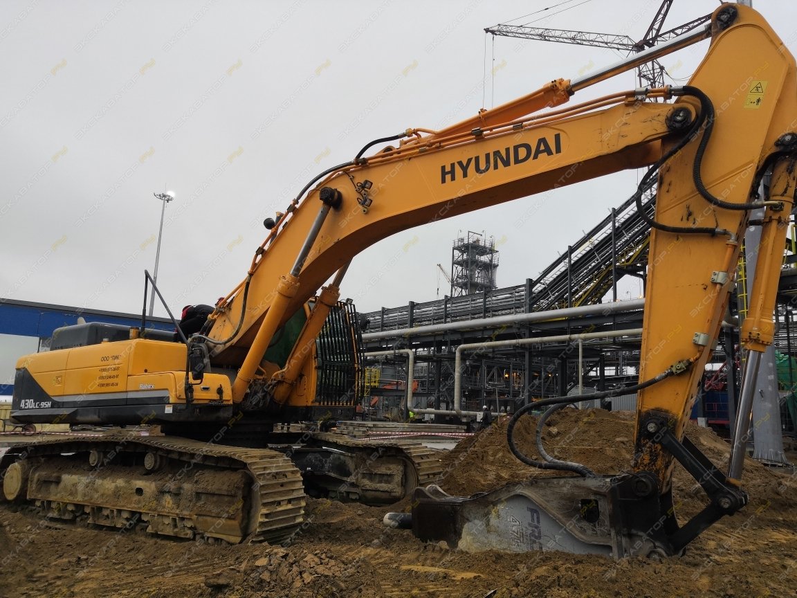 Аренда гусеничного экскаватора Hyundai R 430LC-9SH