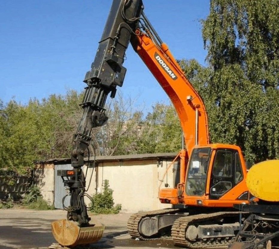 Аренда гусеничного экскаватора с грейфером 26 м