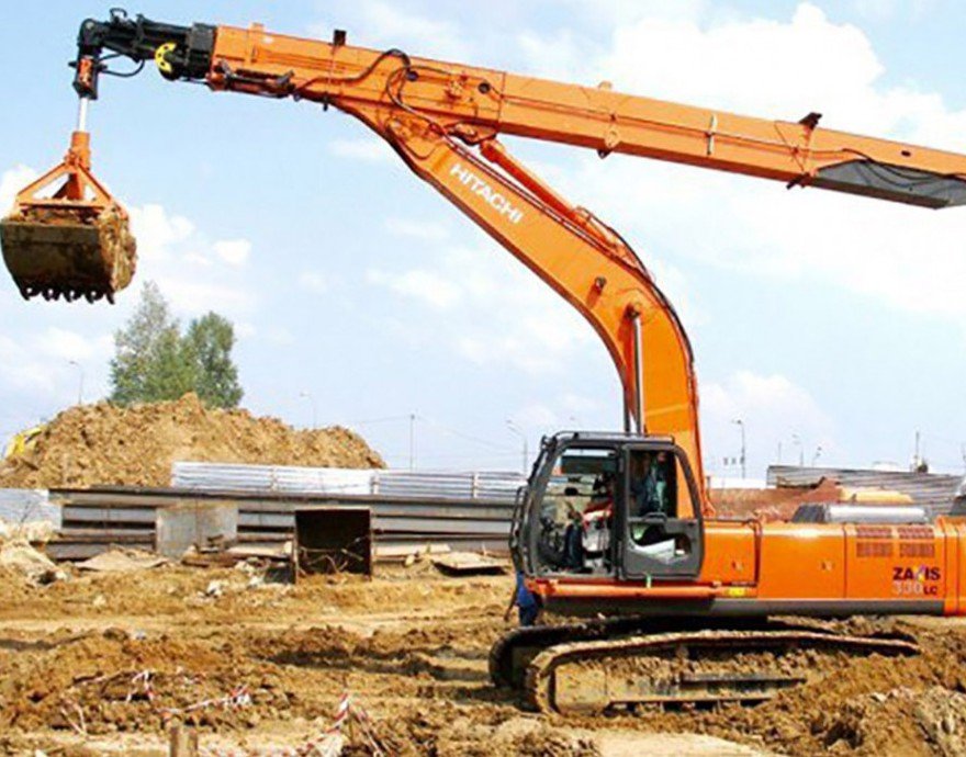 Грейфер гусеничный экскаватор Hitachi ZX200