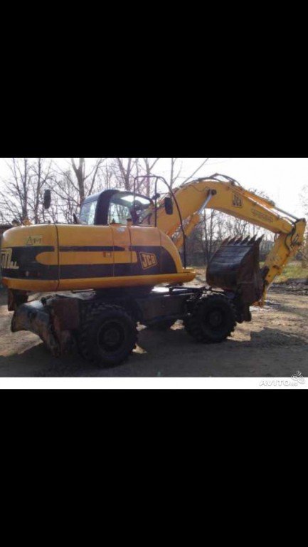 Услуги спецтехники колесный экскаватор jcb160