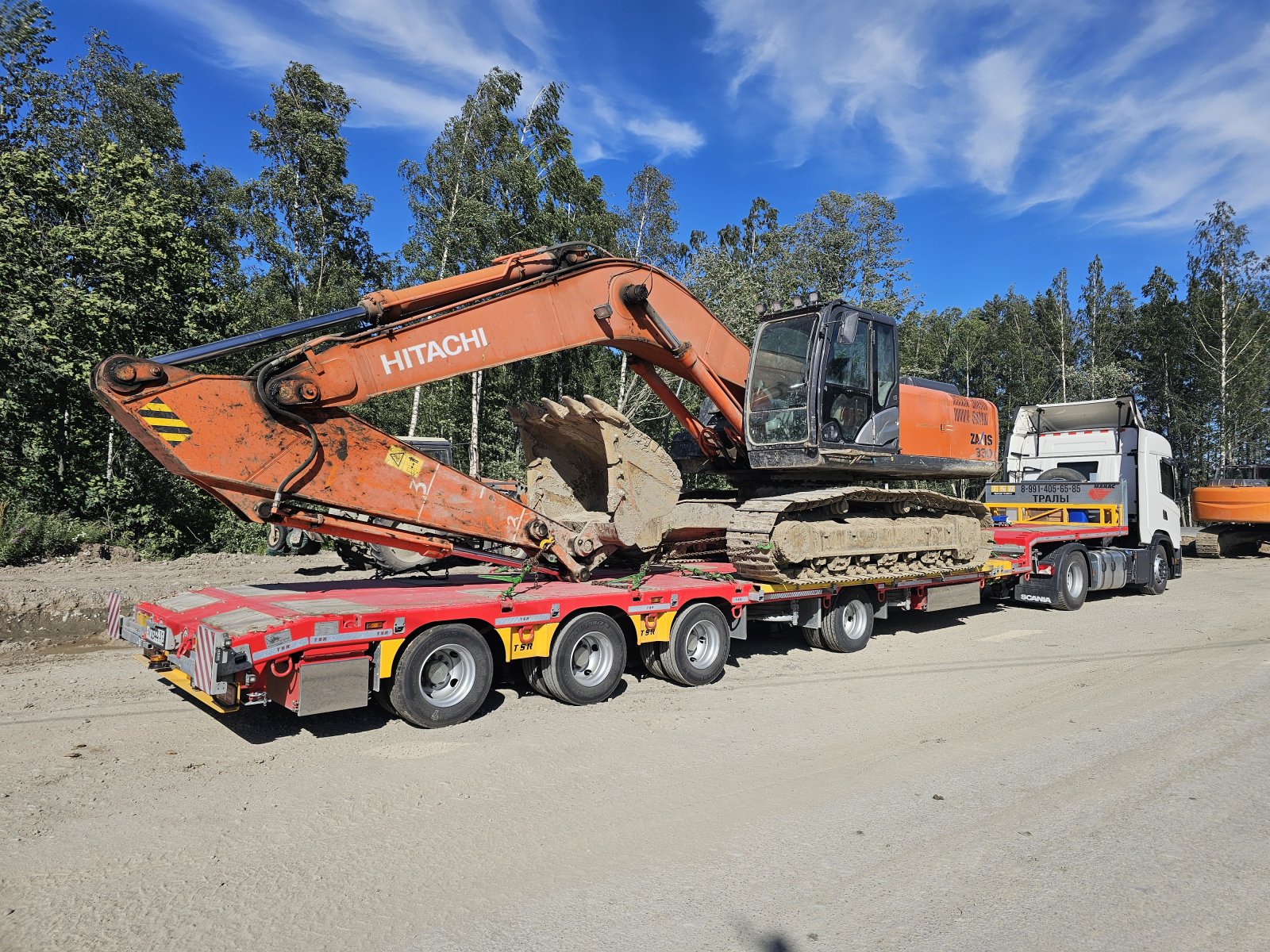 Услуги экскаваторов JCB 205