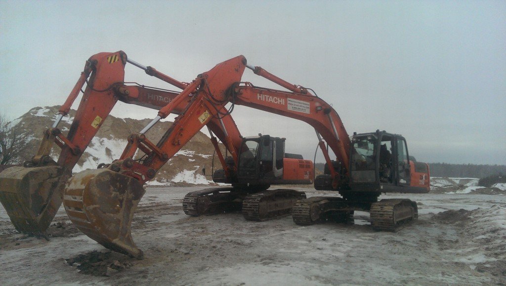 Аренда экскаватора hitachi 250zcx в коломне