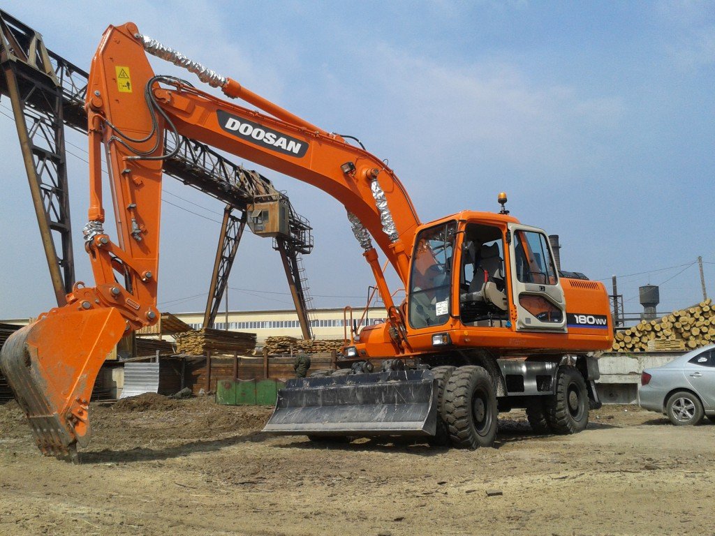 Аренда колесного эксковатора DOOSAN 180 w-v