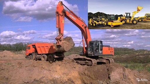 Экскаватор гусеничный, экскаватор-погрузчик JCB
