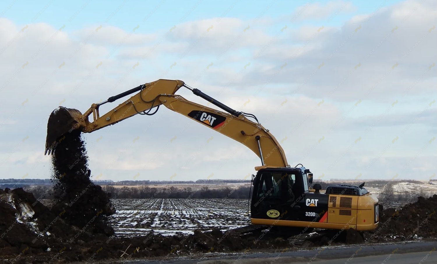 Аренда гусеничного экскаватора Caterpillar 320