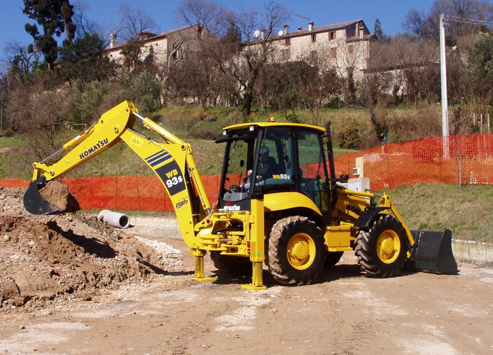 Аренда экскаватор погрузчик komatsu Wb93s и