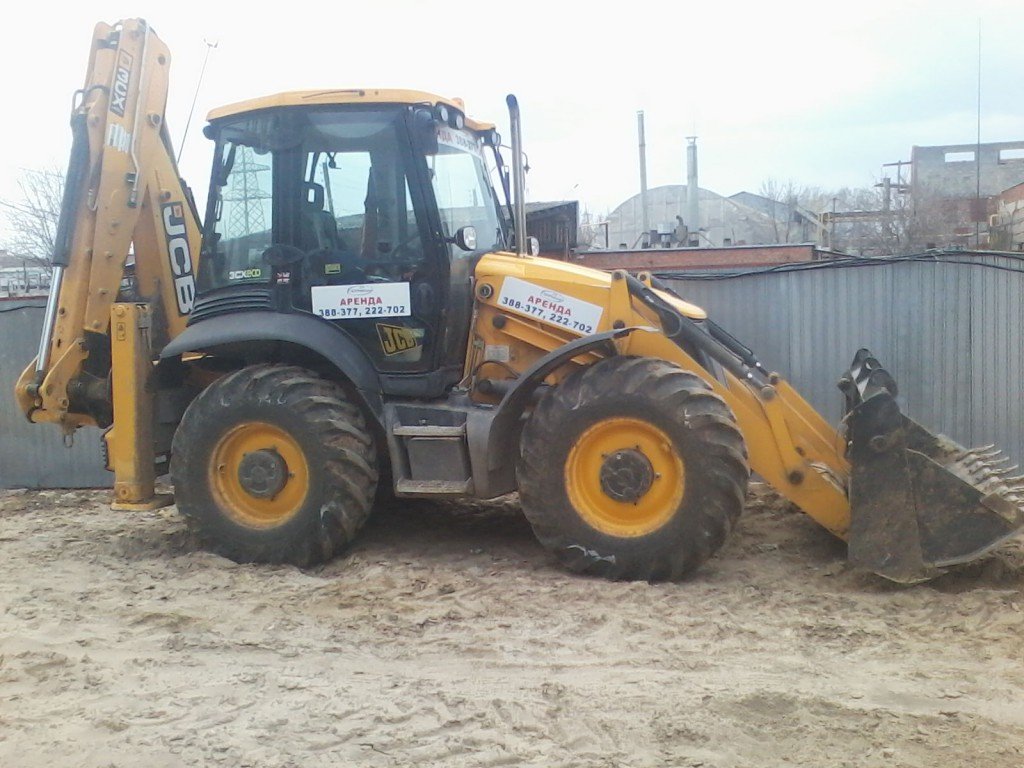 Аренда экскаватора-погрузчика JCB, MST, SNK