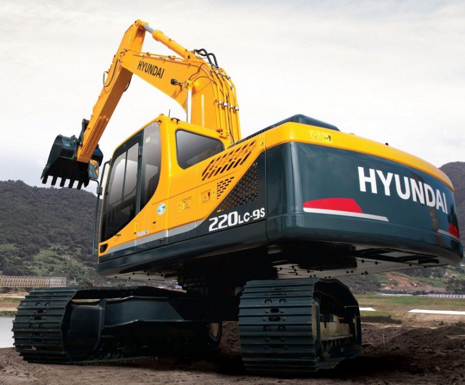 HYUNDAI R220LC-9S + гидромолот