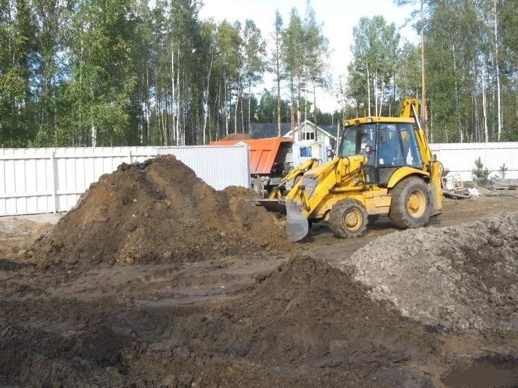 Аренда экскаватора-погрузчика в городе и районе