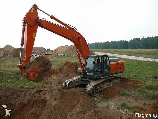 Строительный экскаватор в аренду
