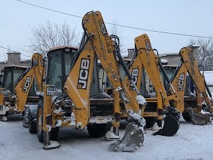 Аренда и услуги экскаваторов погрузчиков JCB
