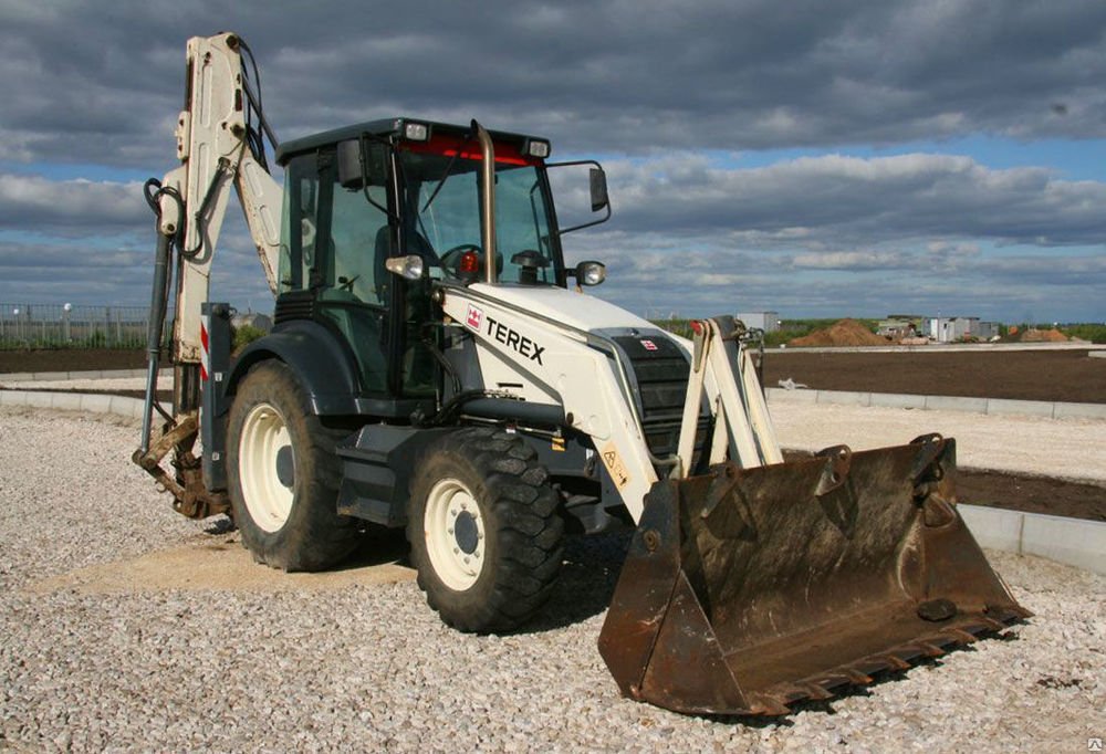 Аренда экскаватора погрузчика TEREX 860