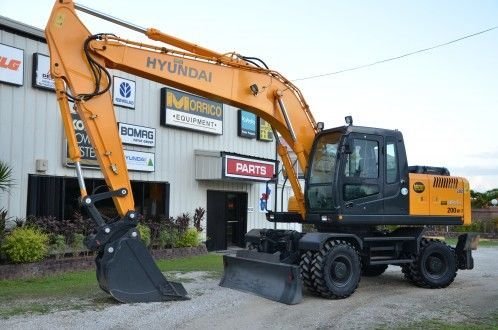 Аренда колесного экскаватора HYUNDAI R200W-7 20 т