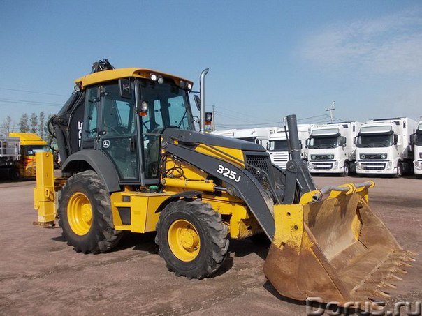 Аренде экскаватора-погрузчика JOHN DEER 325