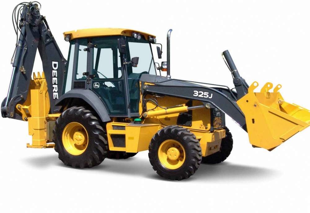 Услуги экскаваторы-погрузчики John Deer