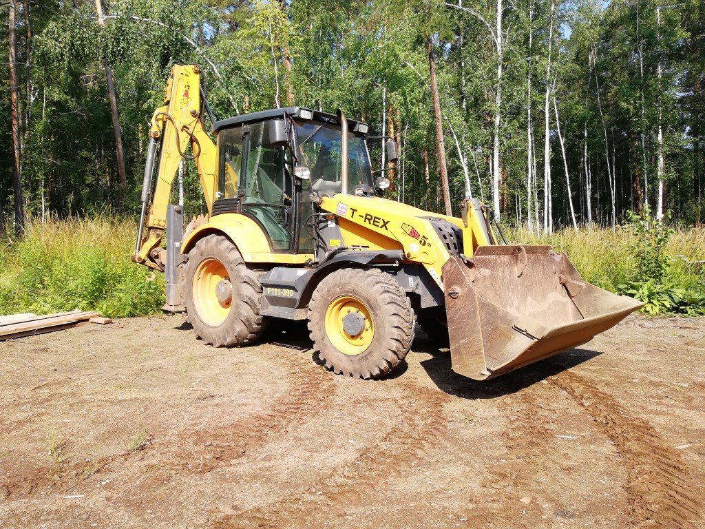 Услуги экскаватора погрузчика