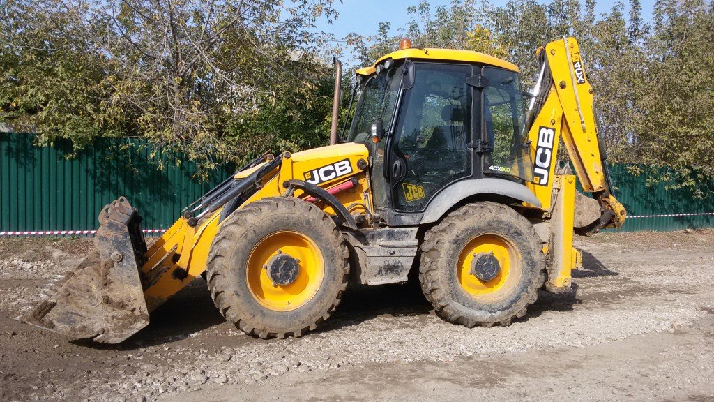 Аренда экскаватора погрузчика JCB- 4CX. Гидромолот