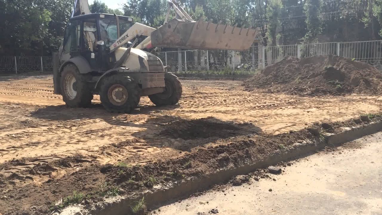 Экскаватор погрузчик terex 860