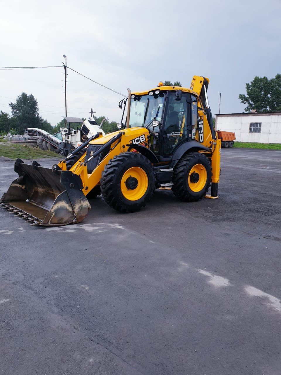 Экскаватор JCB. ГИДРОМОЛОТ. УБОРКА И ВЫВОЗ СНЕГА